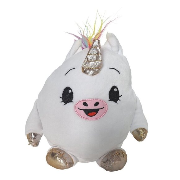 Pikmi Pops Dream Stretchy White Unicorn Plush Stuffed Animal 2017 Moose Toys 9" - Picture 1 of 6